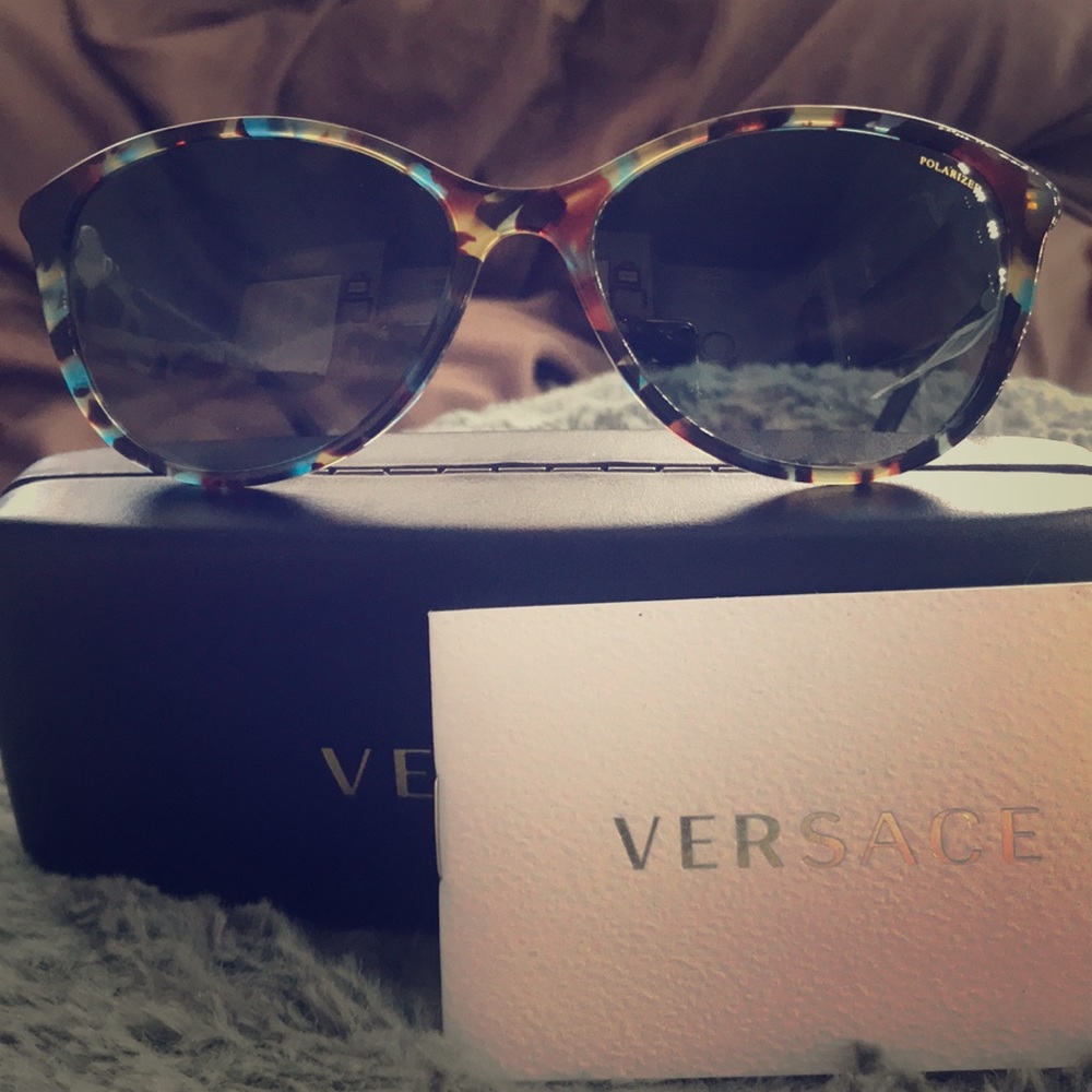 Versace Women’s Multicolored Polarized Sunglasses